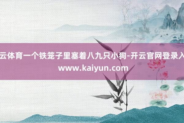 开云体育一个铁笼子里塞着八九只小狗-开云官网登录入口 www.kaiyun.com