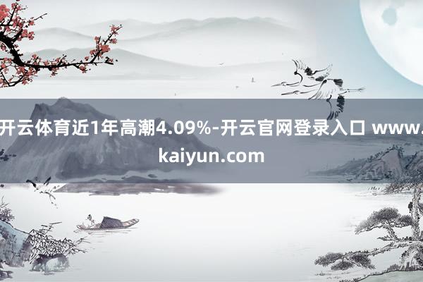 开云体育近1年高潮4.09%-开云官网登录入口 www.kaiyun.com